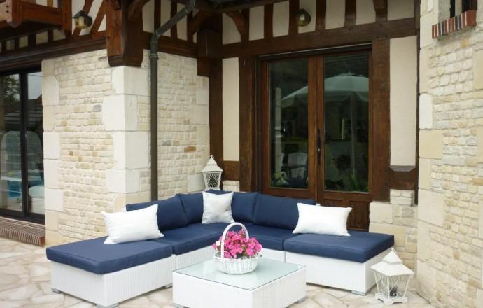 Les Hibiscus Villa Honfleur Buitenkant foto
